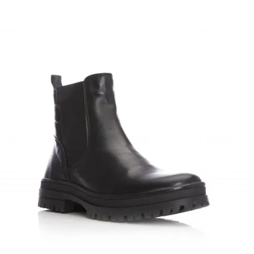 Sh Ilkley Black Leather Women Moda In Pelle Ankle Boots Sh Ilkley Black Leather Women Moda In Pelle Ankle Boots