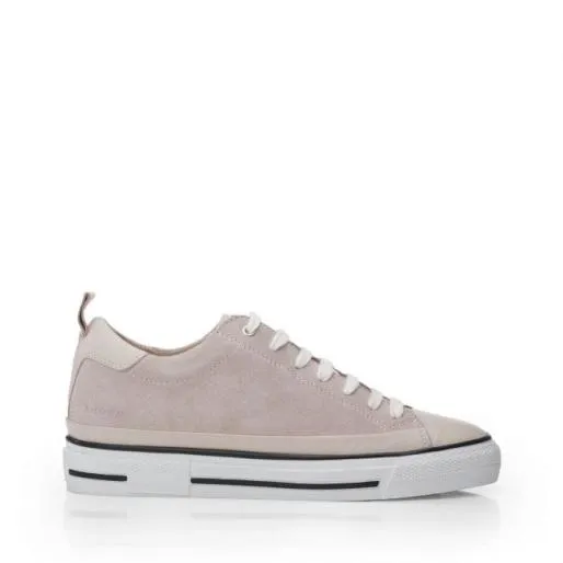 Sh Ilmore Nude Suede Women Moda In Pelle Casual Shoes And Trainers