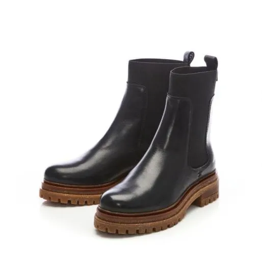 Sh Irika Black Leather Women Moda In Pelle Black Boots Sh Irika Black Leather Women Moda In Pelle Black Boots