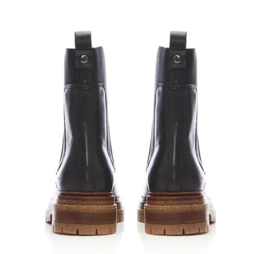 Sh Irika Black Leather Women Moda In Pelle Black Boots Sh Irika Black Leather Women Moda In Pelle Black Boots