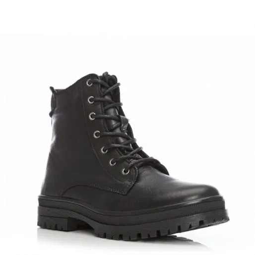 Sh Irlam Black Leather Women Moda In Pelle Ankle Boots Sh Irlam Black Leather Women Moda In Pelle Ankle Boots