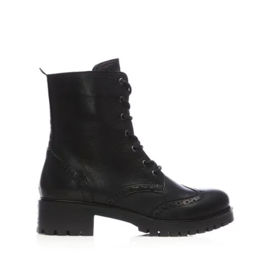 Sh Irogue Black Leather Women Moda In Pelle Black Boots Sh Irogue Black Leather Women Moda In Pelle Black Boots