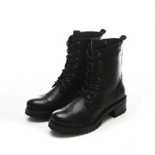Sh Irogue Black Leather Women Moda In Pelle Black Boots Sh Irogue Black Leather Women Moda In Pelle Black Boots