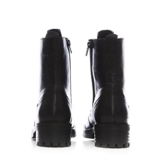 Sh Irogue Black Leather Women Moda In Pelle Black Boots Sh Irogue Black Leather Women Moda In Pelle Black Boots
