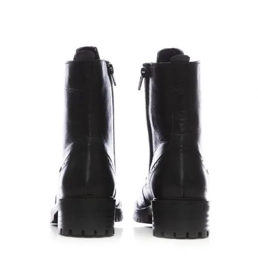 Sh Irogue Black Leather Women Moda In Pelle Black Boots Sh Irogue Black Leather Women Moda In Pelle Black Boots