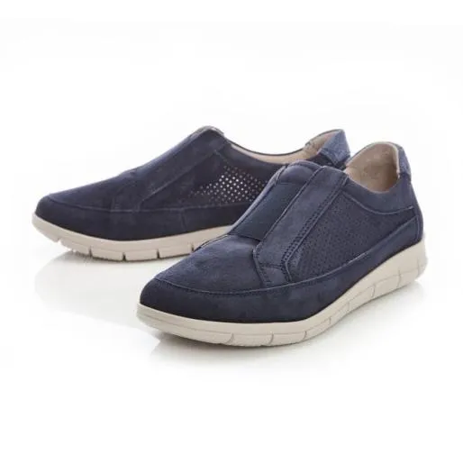 Sh Regency Navy Suede Women Moda In Pelle Casual Shoes And Trainers Sh Regency Navy Suede Women Moda In Pelle Casual Shoes And Trainers