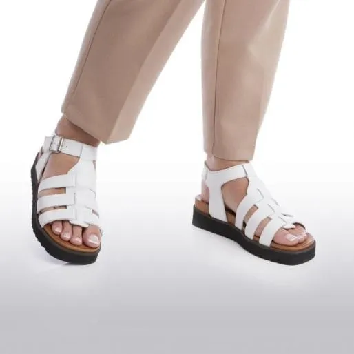 Shipahoy Ice Leather Women Moda In Pelle Flat Sandals Shipahoy Ice Leather Women Moda In Pelle Flat Sandals