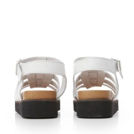 Shipahoy Ice Leather Women Moda In Pelle Flat Sandals Shipahoy Ice Leather Women Moda In Pelle Flat Sandals