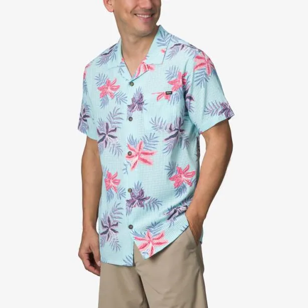 Shirts Men REEF Arroyo Short Sleeve Shirt Clearwater