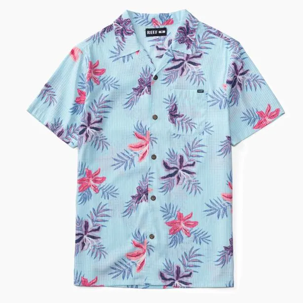 Shirts Men REEF Arroyo Short Sleeve Shirt Clearwater