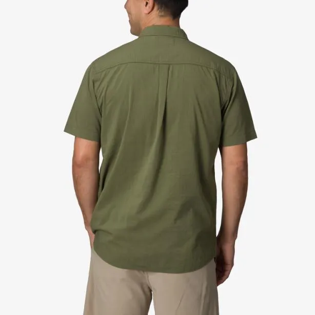 Shirts Men REEF Collins Short Sleeve Shirt Olivine
