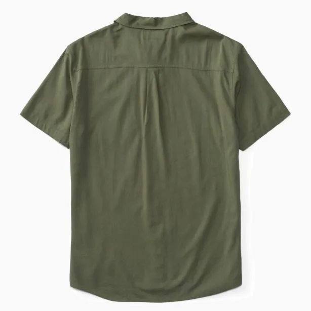 Shirts Men REEF Collins Short Sleeve Shirt Olivine