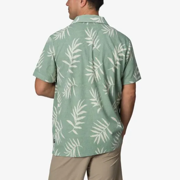 Shirts Men REEF Kenji Short Sleeve Terry Knit Shirt Almond Milk