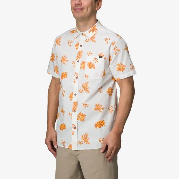 Shirts Men REEF Lawson Short Sleeve Shirt Bright White