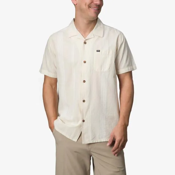 Shirts Men REEF Lemmy Short Sleeve Shirt Almond Milk