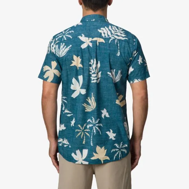 Shirts Men REEF Watson Short Sleeve Shirt Legion Blue