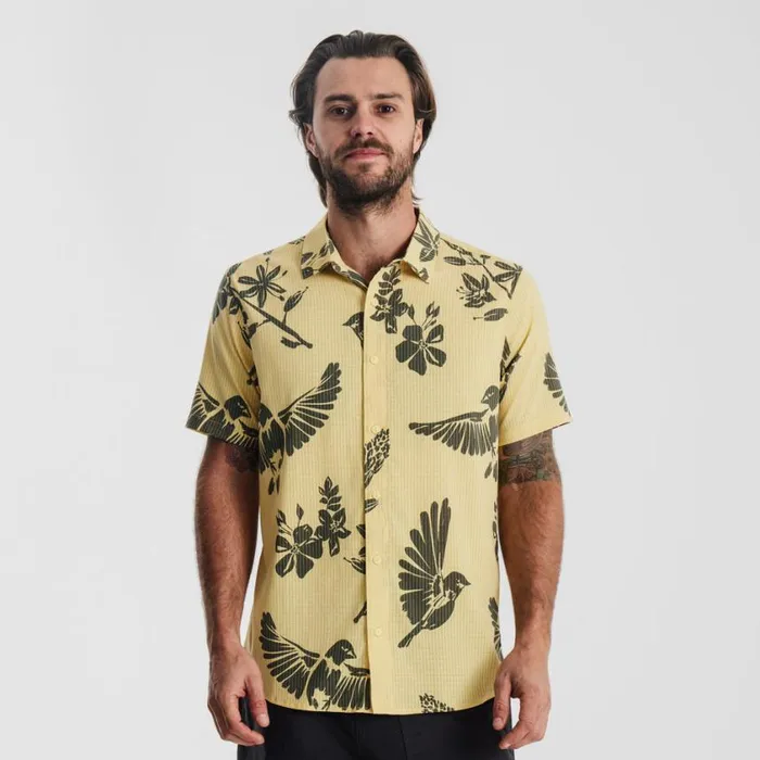 Shirts Men Roark Bless Up Breathable Stretch Shirt Songbird Sunbeam