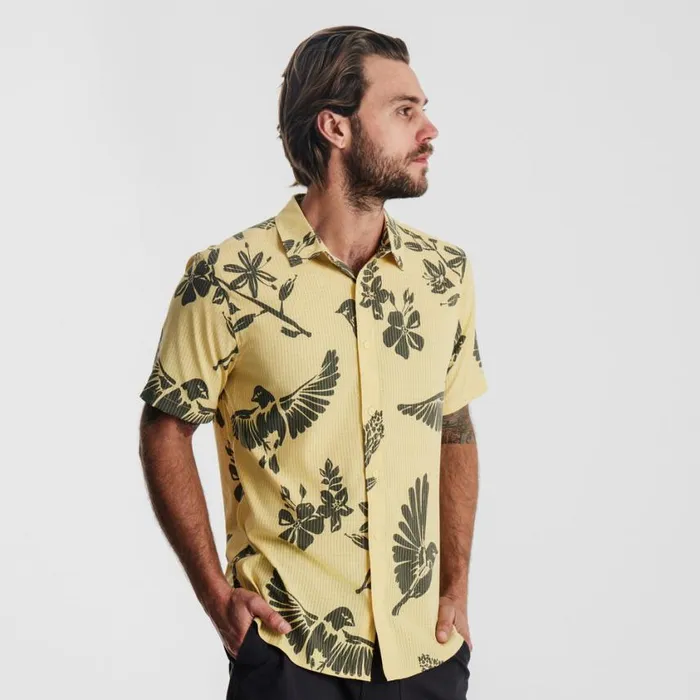 Shirts Men Roark Bless Up Breathable Stretch Shirt Songbird Sunbeam