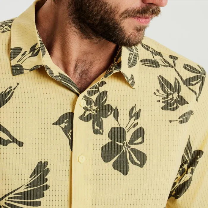 Shirts Men Roark Bless Up Breathable Stretch Shirt Songbird Sunbeam