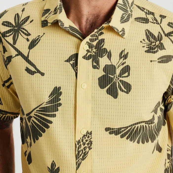 Shirts Men Roark Bless Up Breathable Stretch Shirt Songbird Sunbeam