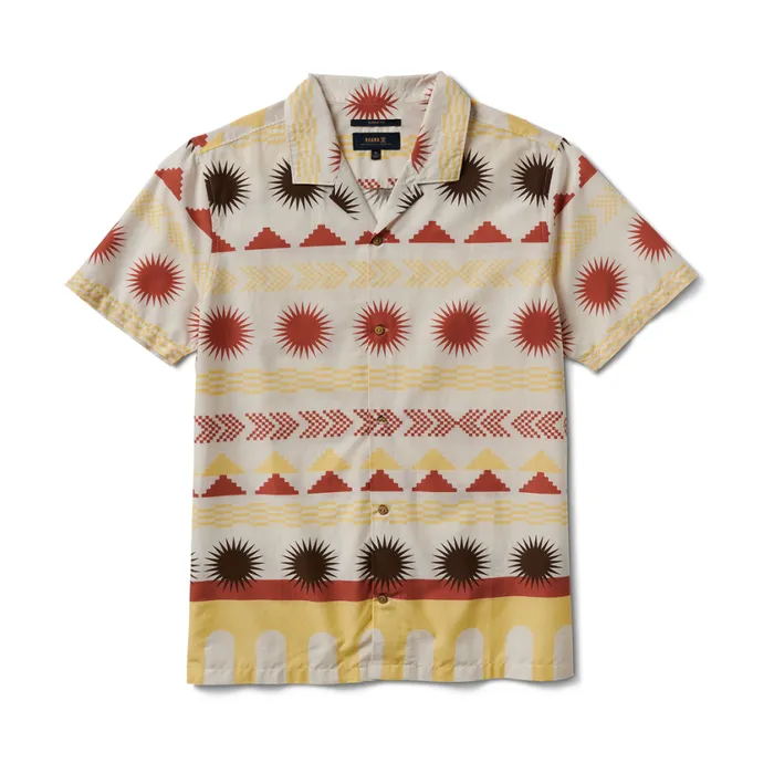Shirts Men Roark Gonzo Camp Collar Shirt Almond Paste