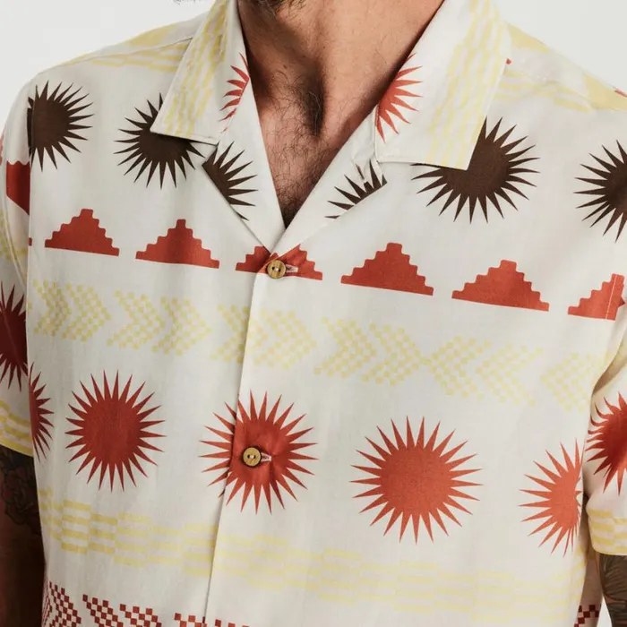 Shirts Men Roark Gonzo Camp Collar Shirt Almond Paste