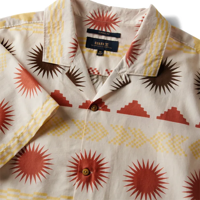 Shirts Men Roark Gonzo Camp Collar Shirt Almond Paste