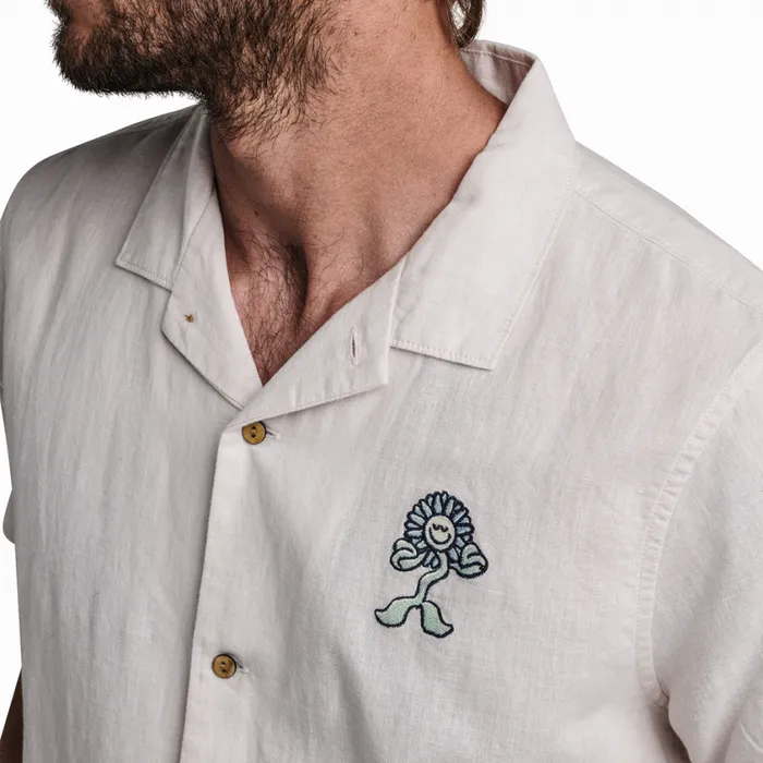 Shirts Men Roark Gonzo Camp Collar Shirt Dusty Lilac