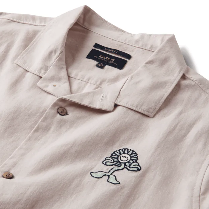Shirts Men Roark Gonzo Camp Collar Shirt Dusty Lilac