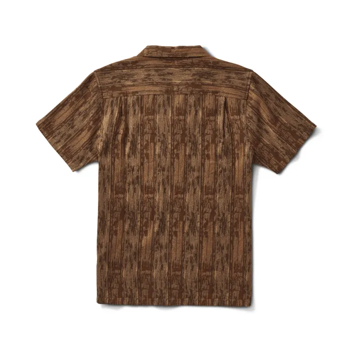 Shirts Men Roark Gonzo Camp Collar Shirt Mocha Daiku