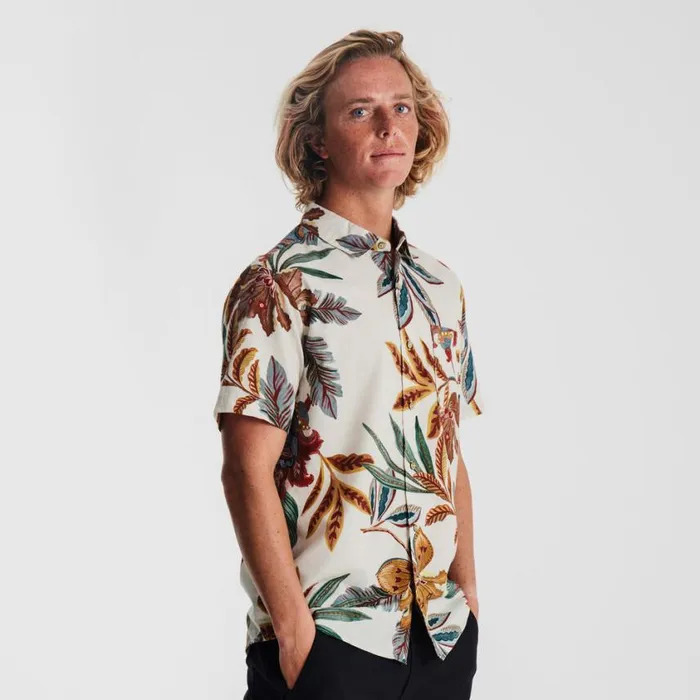 Shirts Men Roark Journey Shirt Baroque Almond