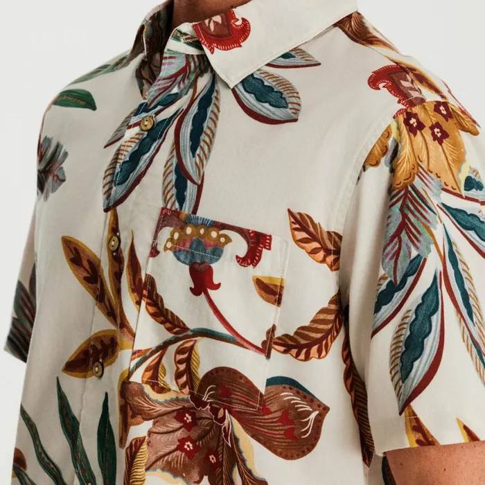 Shirts Men Roark Journey Shirt Baroque Almond