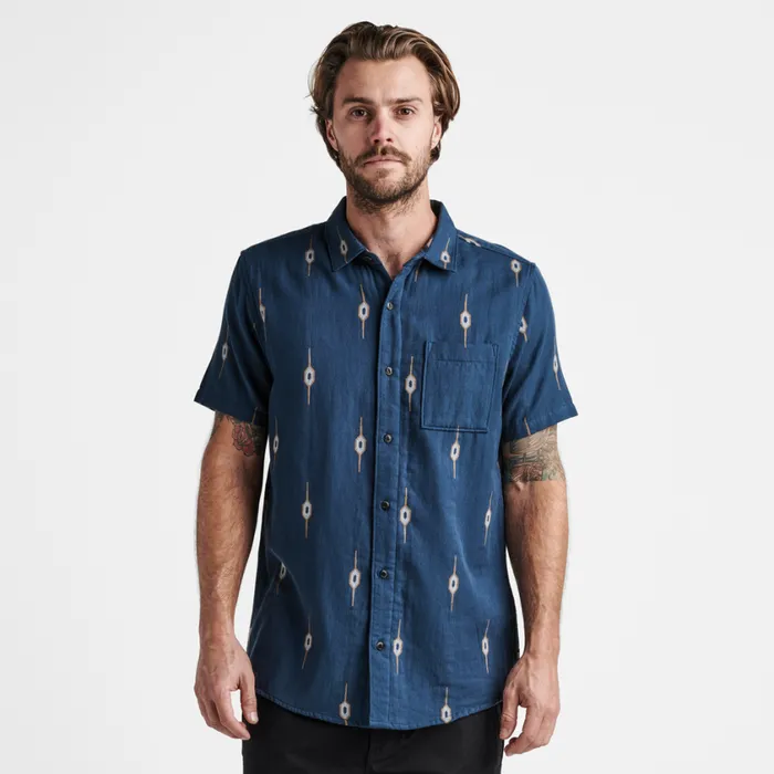 Shirts Men Roark Journey Shirt Castagno Nannai Blue