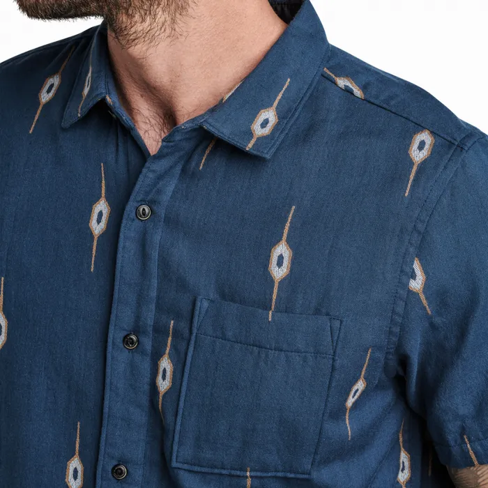 Shirts Men Roark Journey Shirt Castagno Nannai Blue
