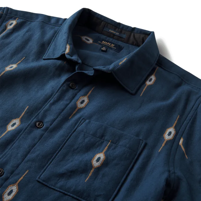 Shirts Men Roark Journey Shirt Castagno Nannai Blue