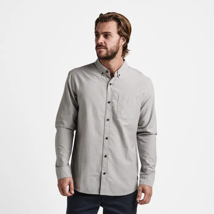Shirts Men Roark Scholar Long Sleeve Shirt Smoke