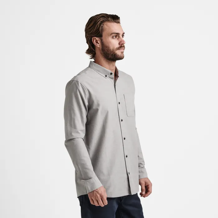 Shirts Men Roark Scholar Long Sleeve Shirt Smoke