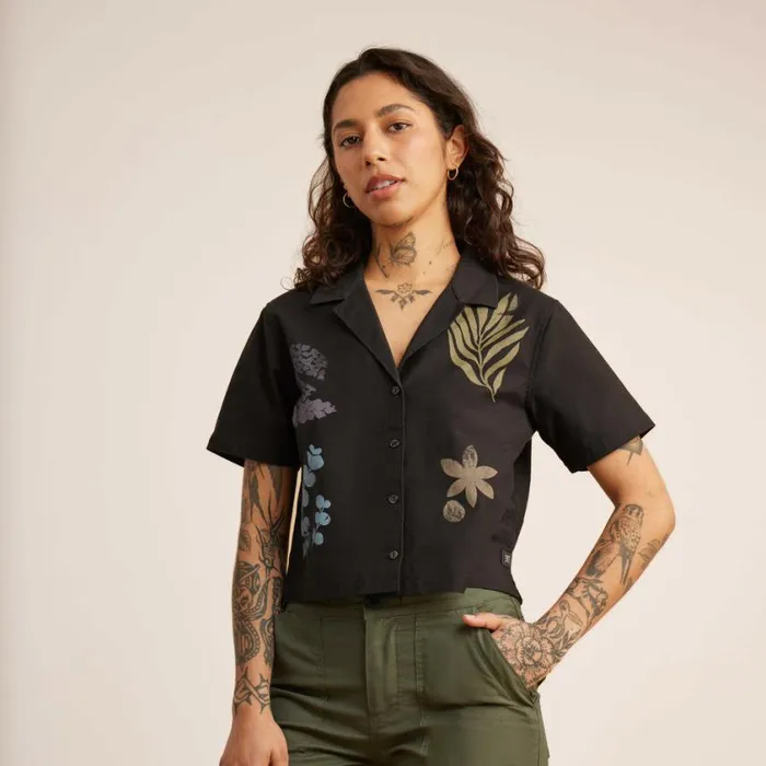 Shirts Women Roark Idle Camp Shirt Black