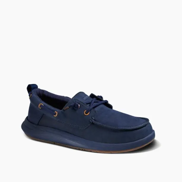 Shoes Men REEF Swellsole Pier Leather Navygum