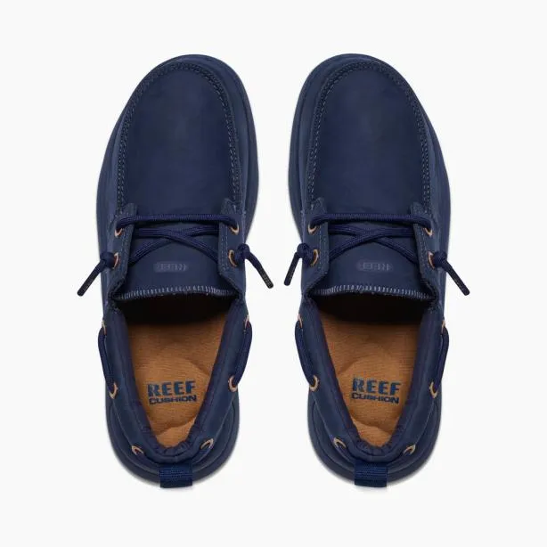 Shoes Men REEF Swellsole Pier Leather Navygum