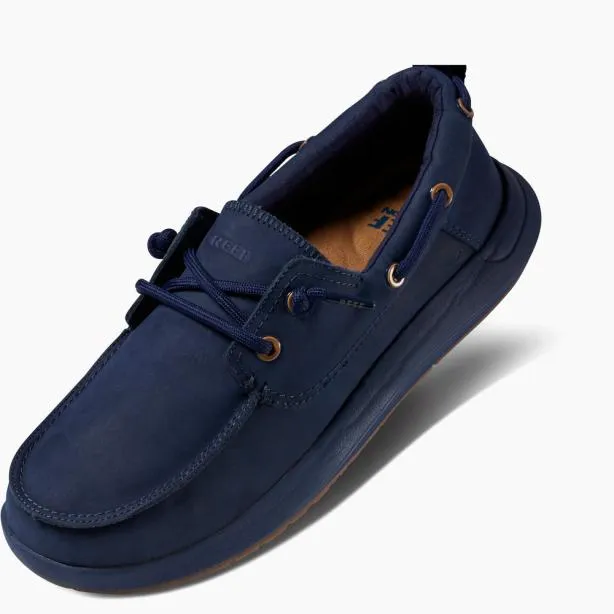 Shoes Men REEF Swellsole Pier Leather Navygum