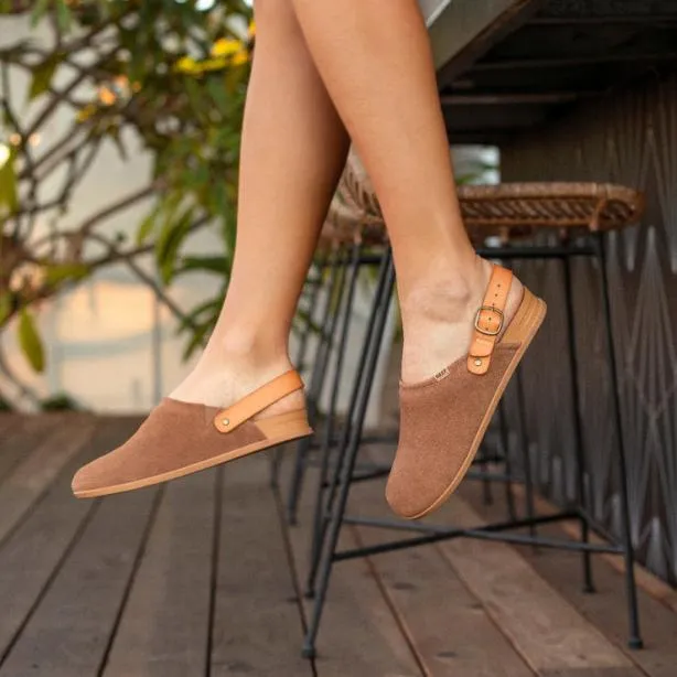 Shoes Women REEF Cushion Sage Suede Coffee