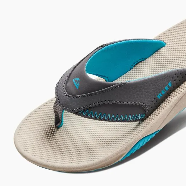 Shop Now Kids REEF Kids Fanning Greyaquaoak