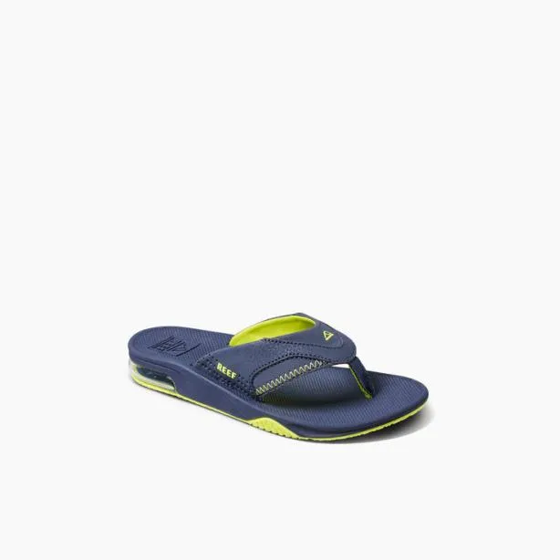 Shop Now Kids REEF Kids Fanning Limenavy