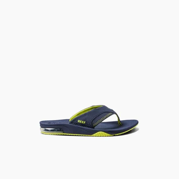 Shop Now Kids REEF Kids Fanning Limenavy