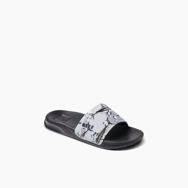Shop Now Kids REEF Kids One Slide Grey Camo Shark