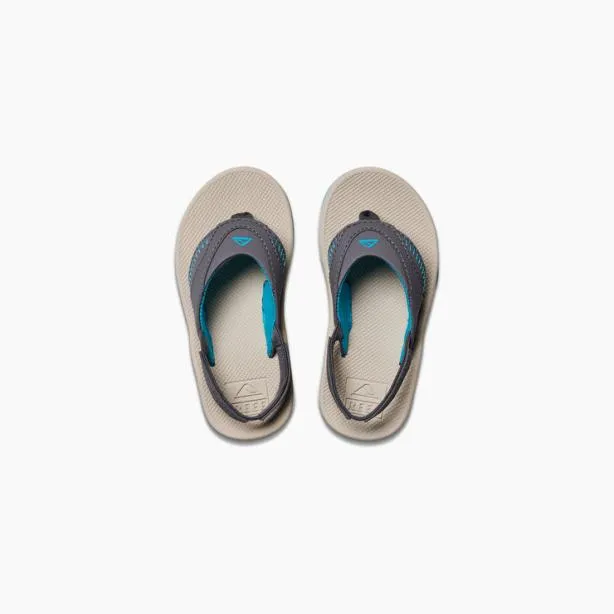 Shop Now Kids REEF Little Fanning Greyaquaoak