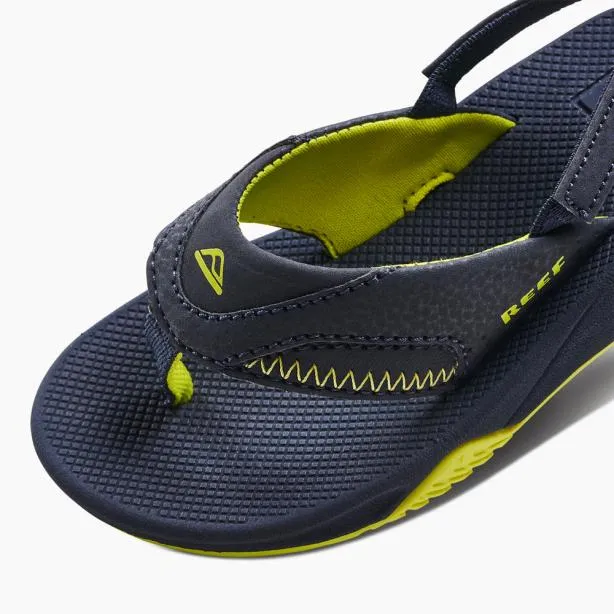 Shop Now Kids REEF Little Fanning Limenavy