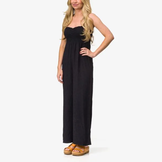 Shorts and Pants Women REEF Leanne Jacquard Romper Caviar