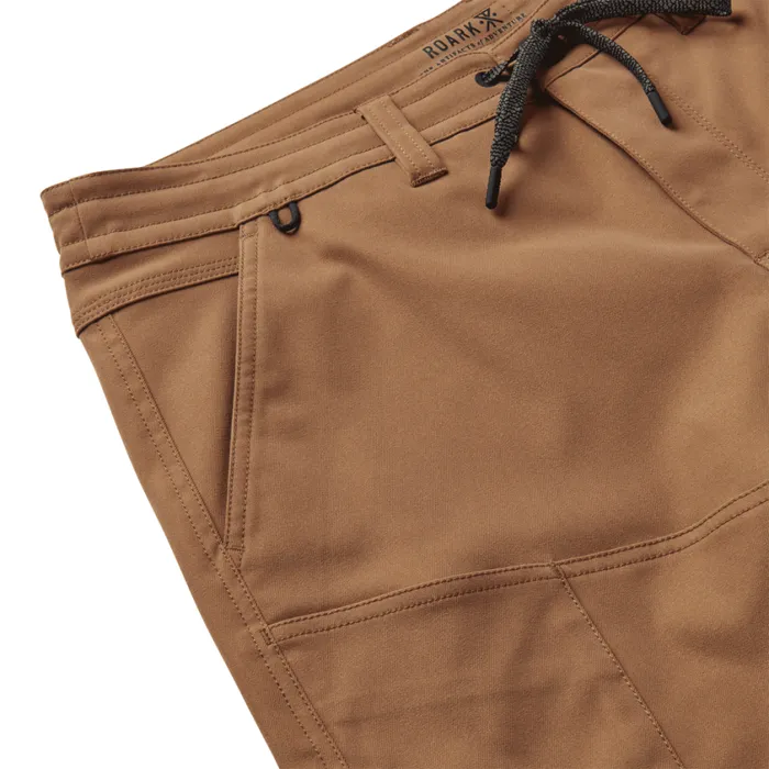 Shorts Men Roark Explorer Long Road Shorts 18034 Dark Khaki